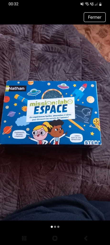Jeu mission labo espace 
